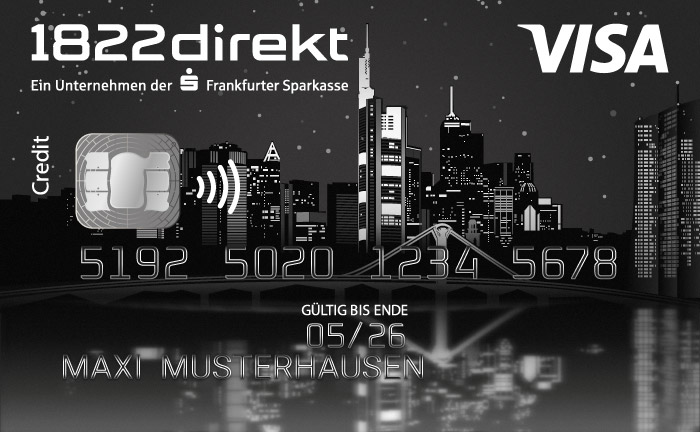 1822 Direkt Visa Gold Kreditkarte So beantragen Sie Ihre Karte einfach